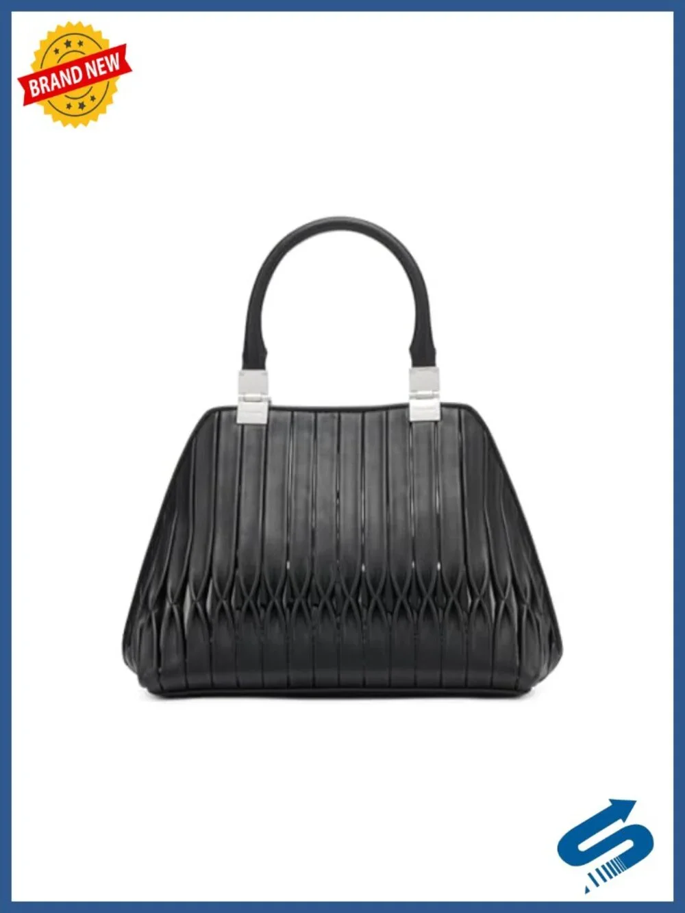 Vinyl Water Resistant Satchel with Removable Crossbody Strap – Roomy Work